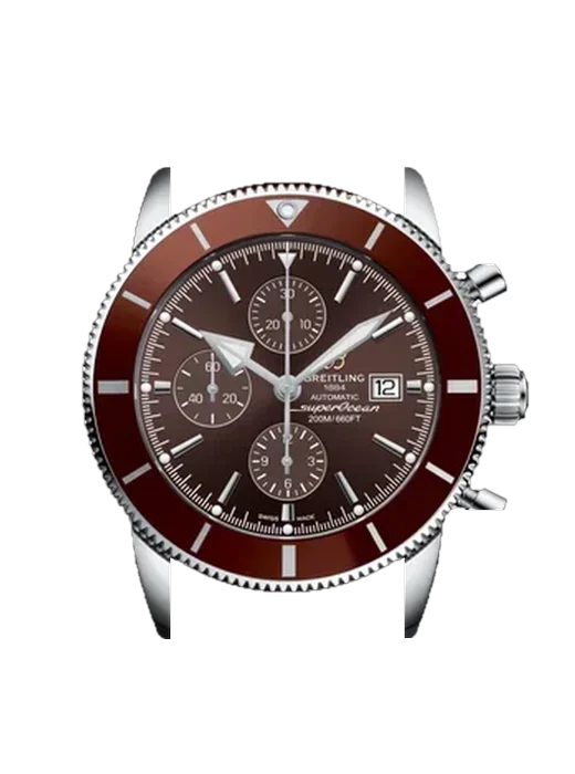 Superocean Heritage A1331233/Q616/443X/A20BA.1 con Cinturino Vitello Vintage Marrone — Patina Naturale