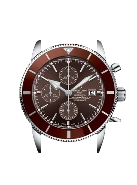 Superocean Heritage A1331233/Q616/756P/A20BA.1 con Cinturino Vitello Vintage Marrone — Patina Naturale