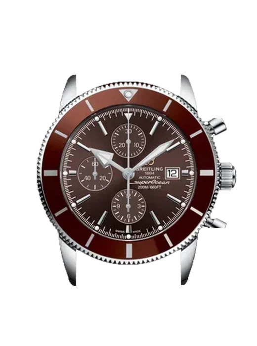 Superocean Heritage A1331233/Q616/757P/A20D.1 with Vintage Brown Calfskin Strap — Natural Patina