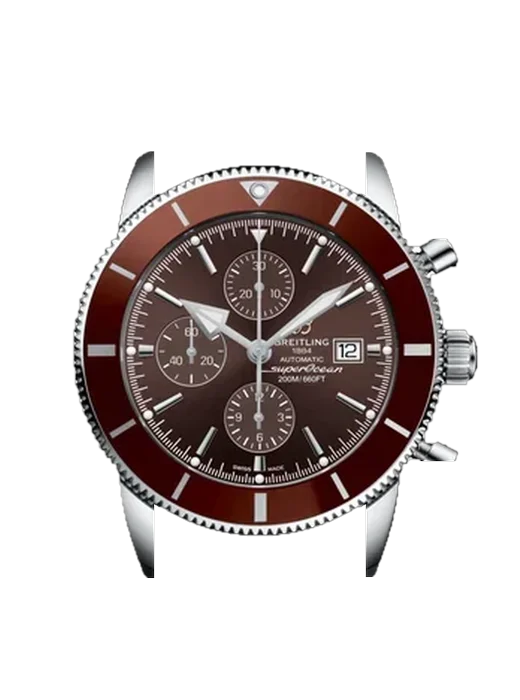 Superocean Heritage A1331233/Q616/760P/A20BA.1 con Cinturino Vitello Vintage Marrone — Patina Naturale
