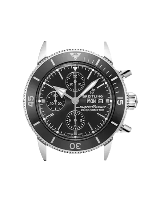 Superocean Heritage A13313121B1S1 con Cinturino Vitello Vintage Marrone — Patina Naturale