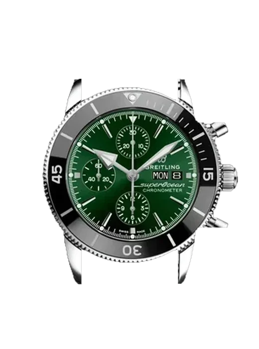 Superocean Heritage A13313121L1A1 con Cinturino Vitello Vintage Marrone — Patina Naturale