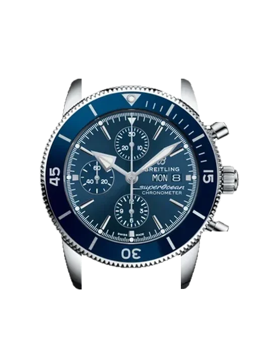 Superocean Heritage A13313161C1A1 con Cinturino Vitello Vintage Marrone — Patina Naturale