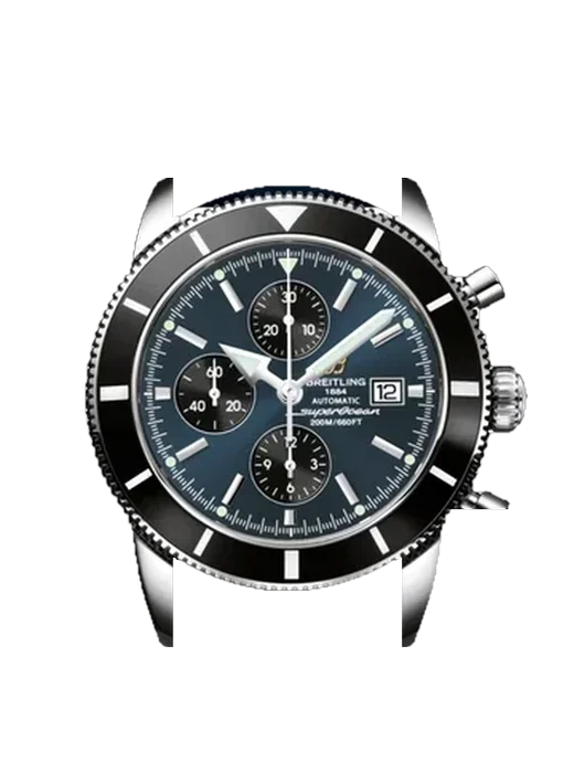 Superocean Heritage A1332024.C817.205S con Cinturino Vitello Vintage Marrone — Patina Naturale