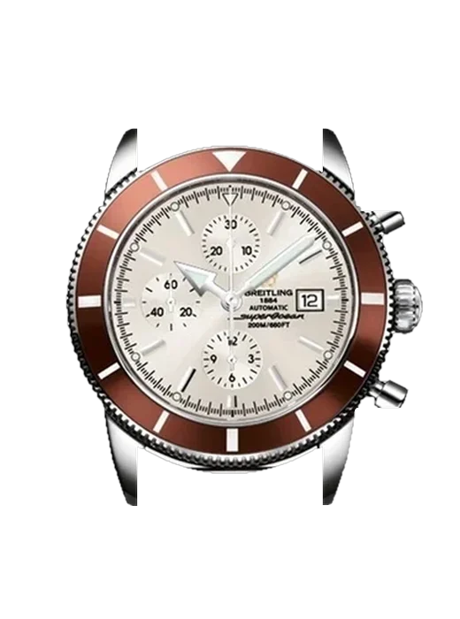 Superocean Heritage A1332033.G698.144A con Cinturino Vitello Vintage Marrone — Patina Naturale