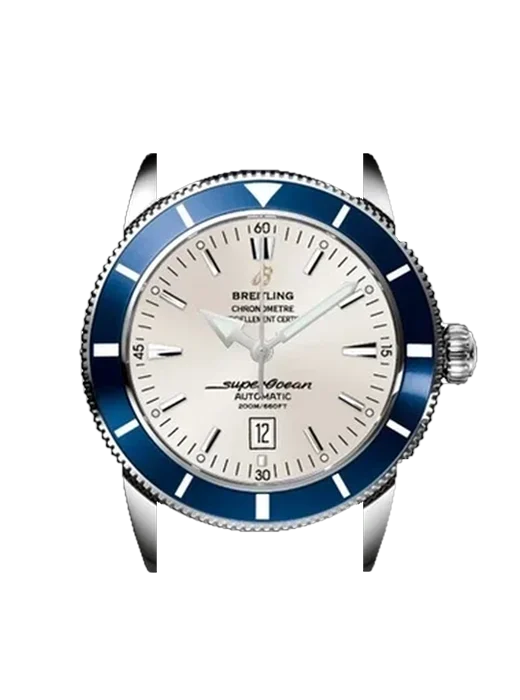 Superocean Heritage A1732016.G642.139S mit Vintage Kalbslederarmband Braun — Natürliche Patina
