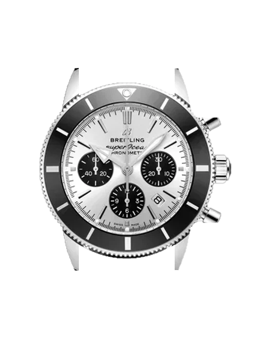 Superocean Heritage AB0162121G1S1 mit Vintage Kalbslederarmband Braun — Natürliche Patina
