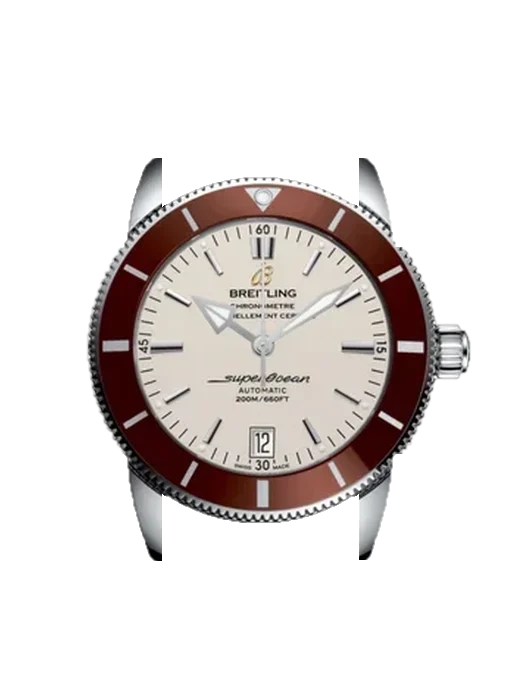 Superocean Heritage AB201033.G827.154A con Correa de piel de becerro vintage marrón — Patina natural