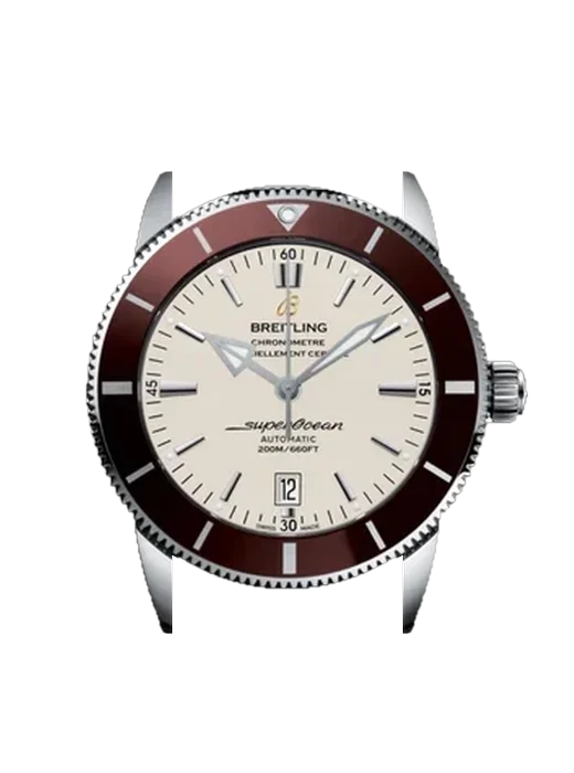 Superocean Heritage AB202033/G828/152A with Vintage Brown Calfskin Strap — Natural Patina
