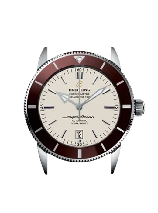 Superocean Heritage AB202033/G828/443X/A20BA.1 avec Bracelet Cuir Driver Noir et Bleu