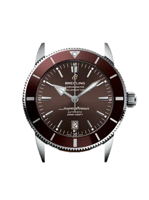 Superocean Heritage AB202033/Q618/439X/A20BA.1 con Cinturino Vitello Vintage Marrone — Patina Naturale