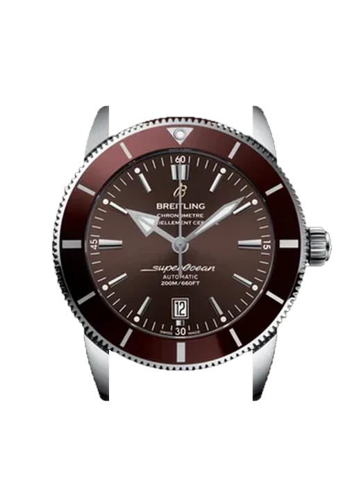 Superocean Heritage AB202033/Q618/444X/A20D.1 with Vintage Brown Calfskin Strap — Natural Patina