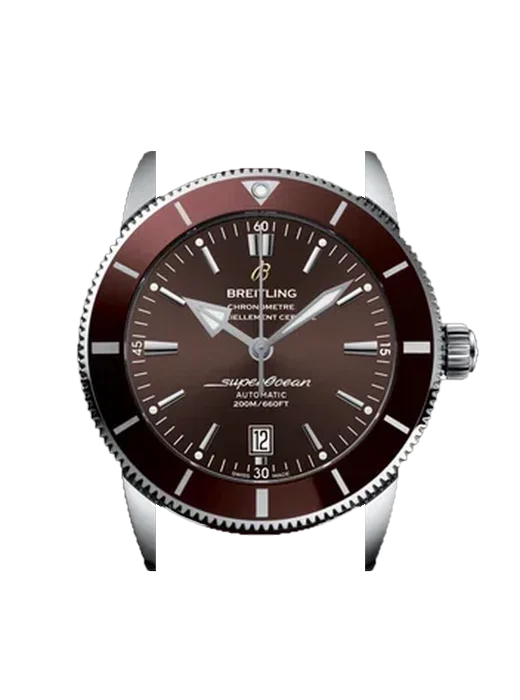 Superocean Heritage AB202033/Q618/757P/A20D.1 con Cinturino Vitello Vintage Marrone — Patina Naturale