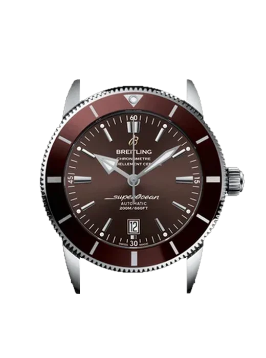 Superocean Heritage AB202033/Q618/761P/A20D.1 con Cinturino Vitello Vintage Marrone — Patina Naturale