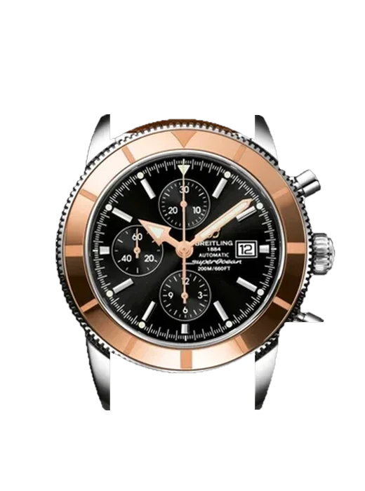Superocean Heritage U1332012.B908.439X with Vintage Brown Calfskin Strap — Natural Patina