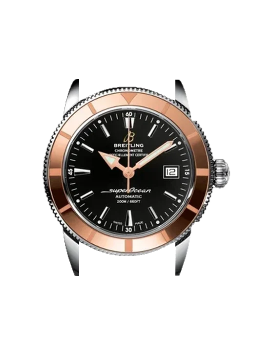 Superocean Heritage U1732112.BA61.200S con Correa de piel de becerro vintage marrón — Patina natural