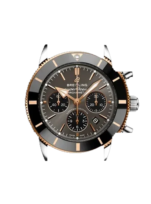 Superocean Heritage UB01621A1M1S1 con Cinturino Vitello Vintage Marrone — Patina Naturale