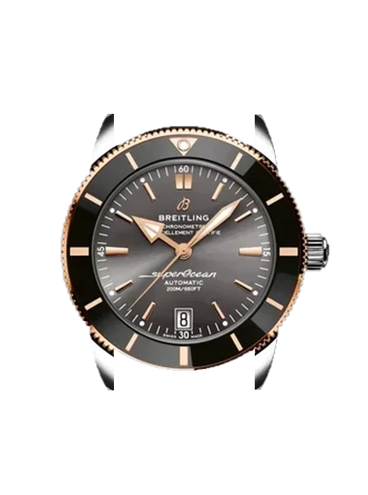 Superocean Heritage UB20102A1B1S1 with Vintage Brown Calfskin Strap — Natural Patina