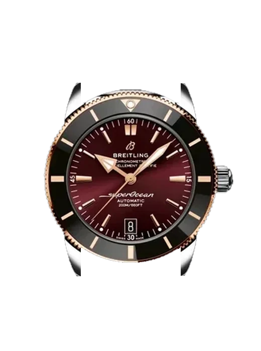 Superocean Heritage UB20105A1K1A1 with Vintage Brown Calfskin Strap — Natural Patina