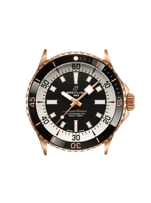 Superocean R17375211B1S1 with Vintage Brown Calfskin Strap — Natural Patina