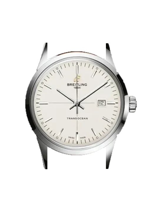 Transocean A1036012/G721/433X/A20BA.1 con Cinturino Vitello Vintage Marrone — Patina Naturale