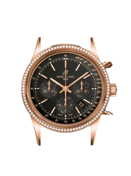 Transocean RB015253.BB16.220R with Vintage Brown Calfskin Strap — Natural Patina