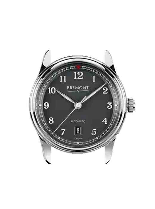 Airco AIRCO MACH 2/AN with Hammered Black Calfskin Strap — Ecru Stitching