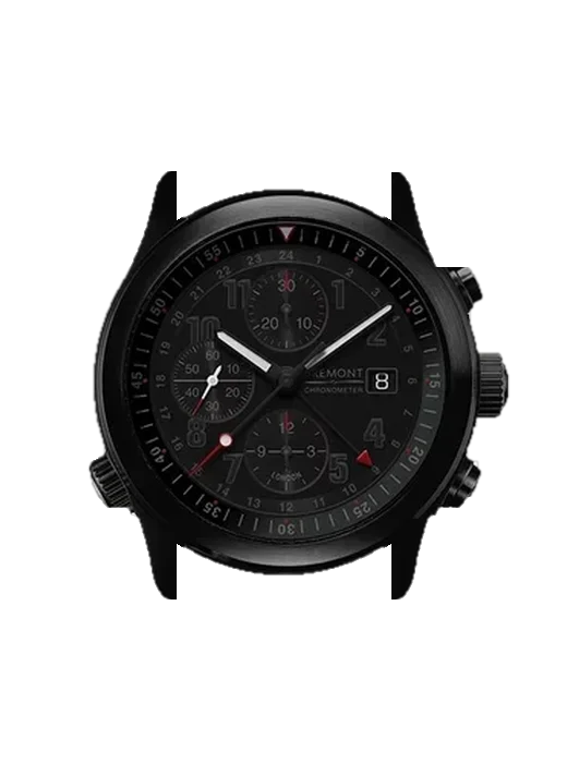 ALT1 ALT1Bbr avec Bracelet de montre en cuir de veau vintage marron — Patine naturelle