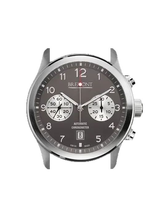 ALT1 ALT1CANbr avec Bracelet de montre en cuir de veau vintage marron — Patine naturelle