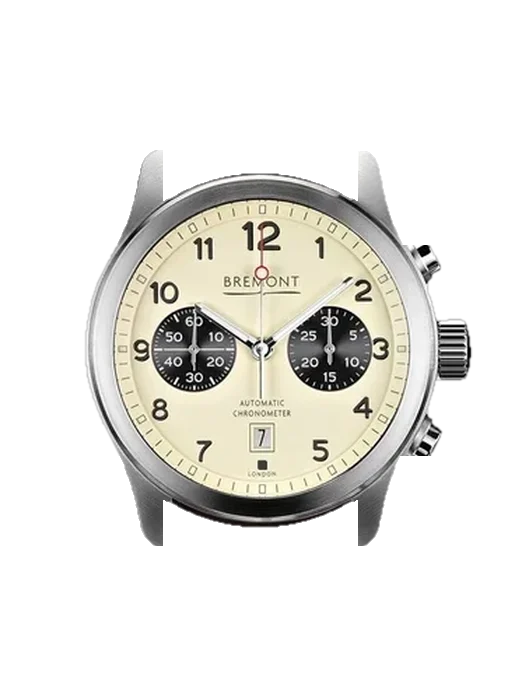 ALT1 ALT1CCR avec Bracelet de montre en cuir de veau vintage marron — Patine naturelle