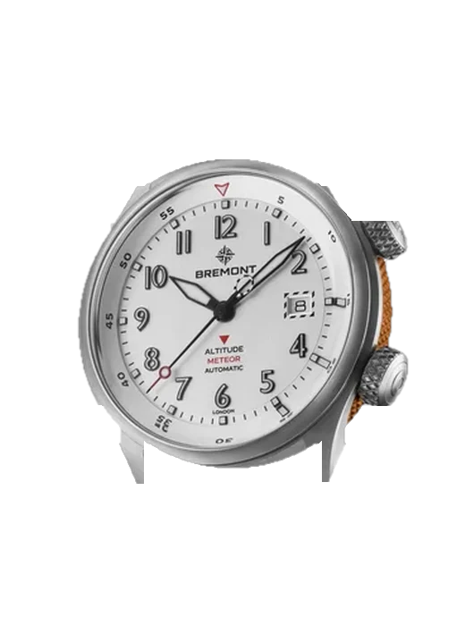Altitude ALT42-MT-TI-SIOR-B con Cinturino Vitello Vintage Marrone — Patina Naturale