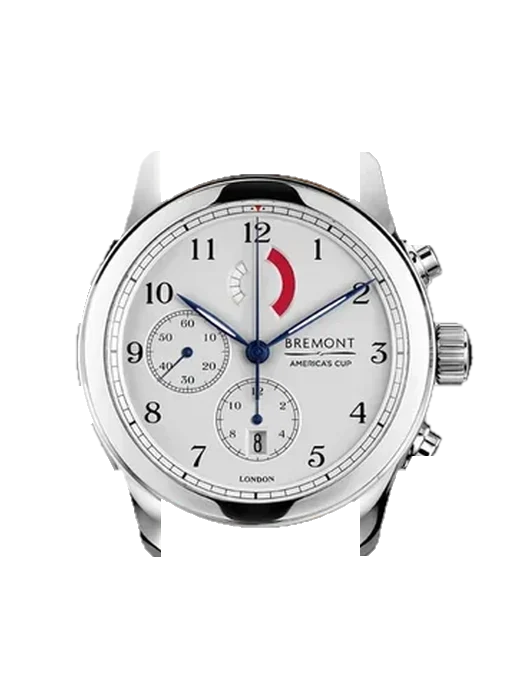 America's Cup AC-R/SS avec Bracelet de montre en cuir de veau vintage marron — Patine naturelle