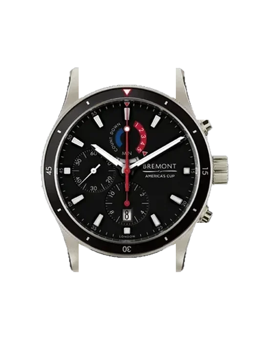 America's Cup OTUSA-R/BK con Cinturino Vitello Vintage Marrone — Patina Naturale