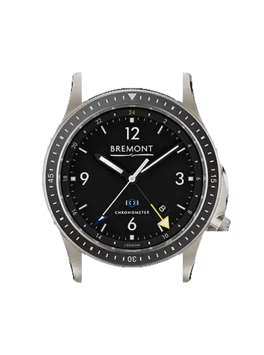 Boeing 1 Ti-GMT con Correa de piel de becerro vintage marrón — Patina natural