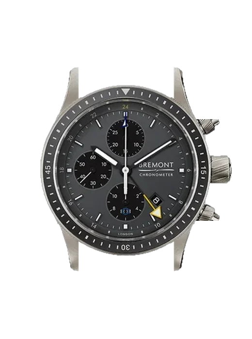 Boeing 247 Ti-GMT avec Bracelet de montre en cuir de veau vintage marron — Patine naturelle