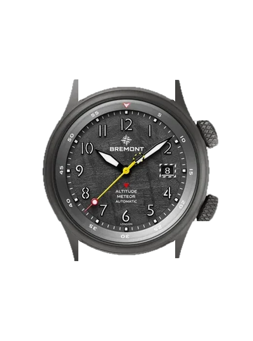 Limited ALT42-MT-GRTI-GR-B avec Bracelet de montre en cuir de veau vintage marron — Patine naturelle