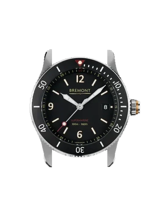 Supermarine S300/BK/BR con Cinturino Grand Cavalier Cuir Arancione