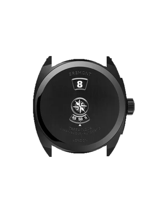Terra TN38-JH-DLC-CC-B avec Bracelet Grand Cavalier Cuir Orange