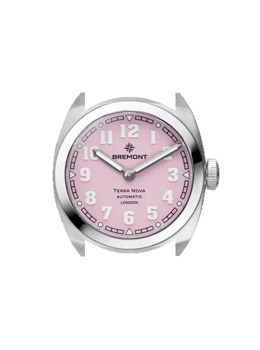 Terra TN38-ND-SS-PK-B mit Hybrid Armband aus Alligator und Kautschuk Blau