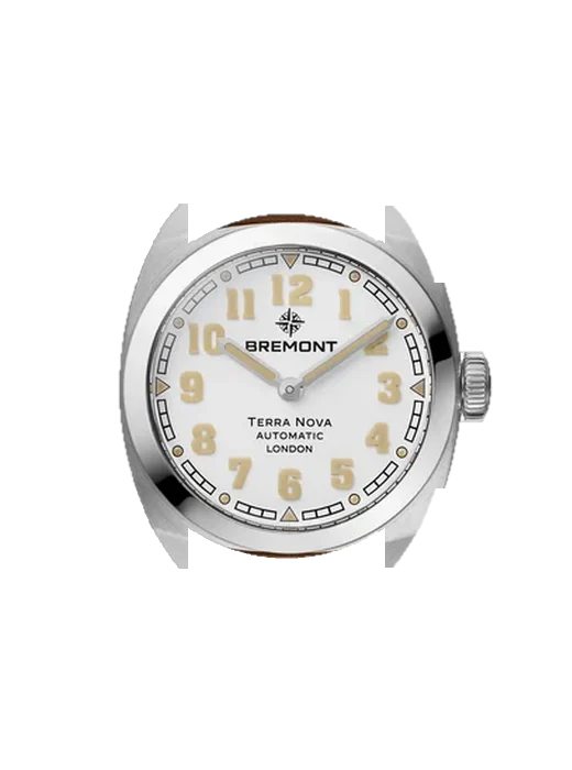 Terra TN38-ND-SS-WH-L-S con Correa Grand Cavalier de cuero naranja