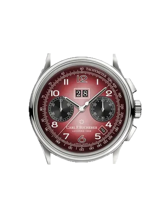 Heritage 00.10803.08.92.87 mit Hybrid Armband aus Alligator und Kautschuk Blau