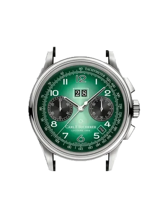 Heritage 00.10803.08.92.89 avec Bracelet de montre en cuir de veau vintage marron — Patine naturelle