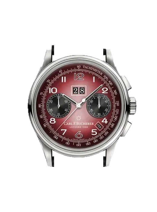 Heritage 00.10803.08.92.97 avec Bracelet de montre en cuir de veau vintage marron — Patine naturelle