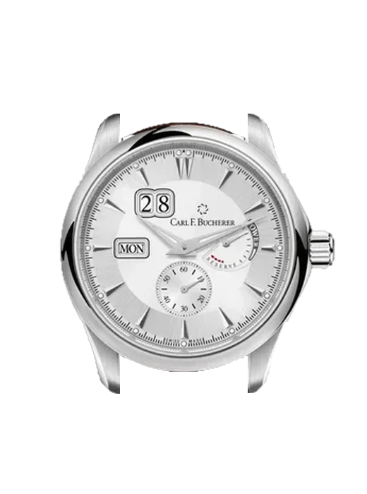 Manero 00.10912.08.13.01 mit Hybrid Armband aus Alligator und Kautschuk Blau