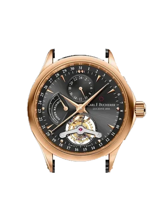 Manero 00.10918.03.33.01 con Cinturino Vitello Vintage Marrone — Patina Naturale