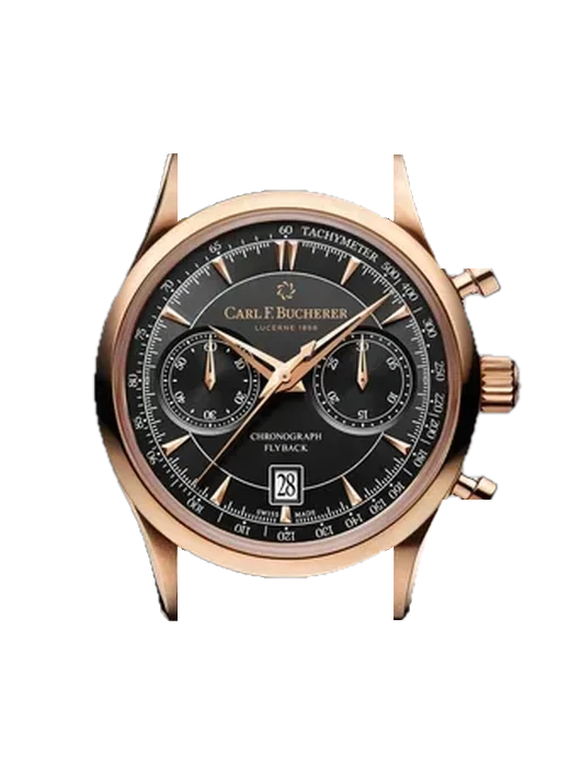Manero 00.10919.03.33.01 mit Vintage Kalbslederarmband Braun — Natürliche Patina