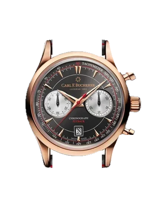 Manero 00.10919.03.33.02 mit Vintage Kalbslederarmband Braun — Natürliche Patina