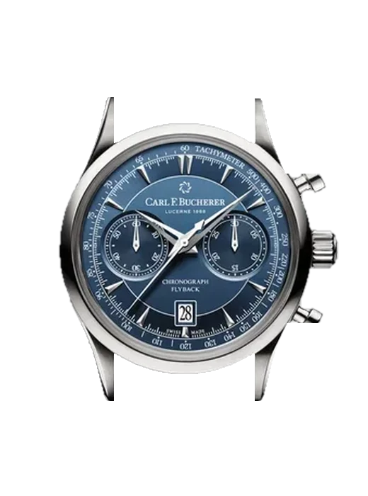 Manero 00.10919.08.53.21 mit Vintage Kalbslederarmband Braun — Natürliche Patina