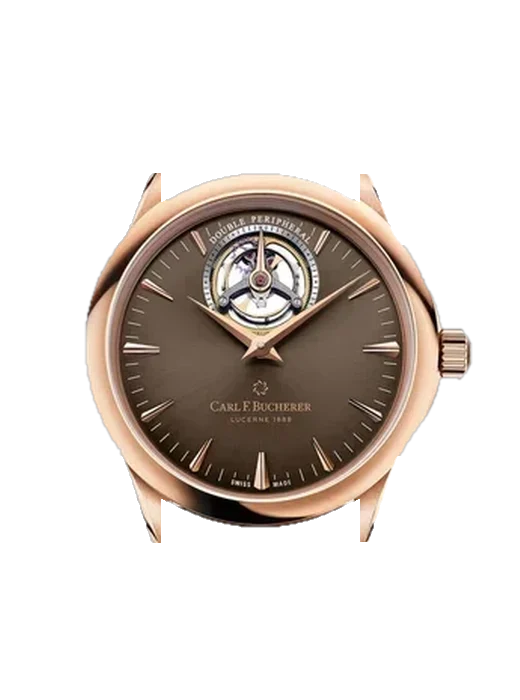 Manero 00.10920.03.93.01 mit Vintage Kalbslederarmband Braun — Natürliche Patina