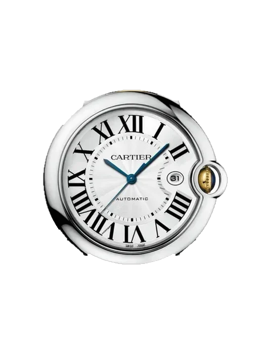 Ballon Blue de Cartier W2BB0022 con Correa Grand Cavalier de cuero naranja